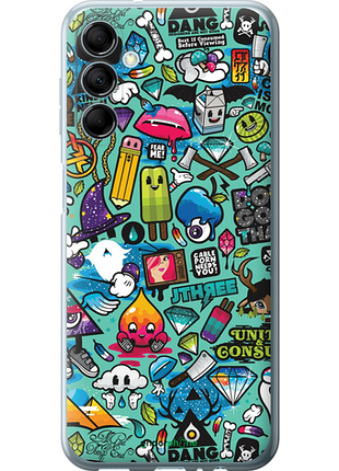 Чехол на samsung galaxy m14 m146b стикер бомбинг 1 "693u-3038-8094", чехол для телефона
