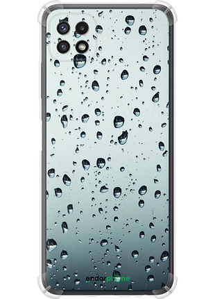 Чехол на samsung galaxy a22 5g a226b стекло в каплях "848sp-2581-8094", чехол для телефона, чехол для телефона, чехол для телефона