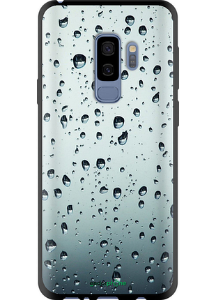 Чехол на samsung galaxy s9 plus стекло в каплях "848b-1365-8094"
