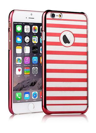 Чехол vouni для iphone 6/6s parallel passion red