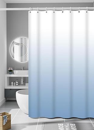Шторка для ванны из полиэстера водонепроницаемая bathlux 180x180 см с кольцами, занавеска для ванной комнаты