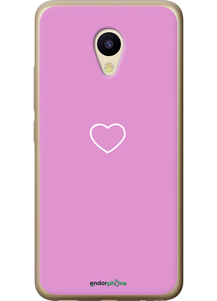 Чохол на meizu m5 серце 2 "4863u-420-8094", чохол для телефона