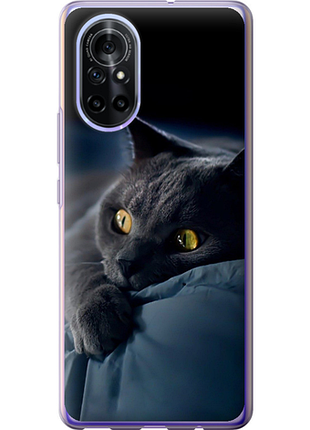 Чохол на huawei nova 8 димчастий кіт "825u-2245-851"
