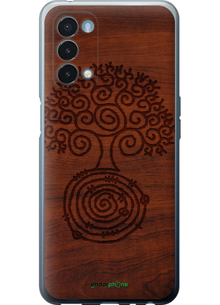 Чехол на oneplus nord n200 5g узор дерева "4119u-2956-8094", чехол для телефона