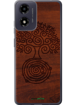 Чохол на motorola moto g04 візерунок дерева "4119u-3747-8094"