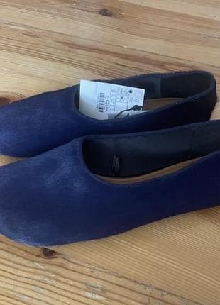 Шкіряні мокасіни балетки zara 8