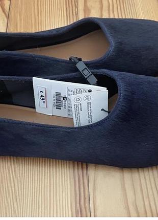 Шкіряні мокасіни балетки zara 9