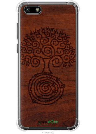Чехол на huawei honor 7a узор дерева "4119sp-1805-8094", чехол для телефона