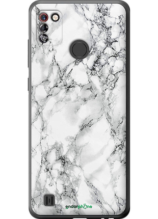Чохол на tecno pop 4 pro bc3 мармур білий "4480u-2444-8094", чохол для телефона