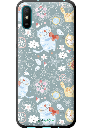 Чехол на xiaomi redmi 9a котята v3 "1223b-2034-8094", чехол для телефона