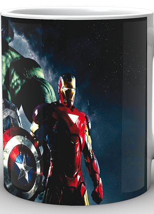 Кружка geekland біла залізна людина iron man captain america and iron man im.02.002