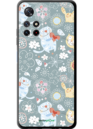 Чехол на xiaomi redmi note 11 5g котята v3 "1223b-3849-8094", чехол для телефона