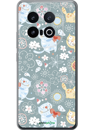 Чехол на vivo iqoo 13 котята v3 "1223u-3913-8094"