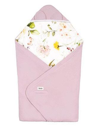 Покривало lionelo travel swaddle blanket pink flower
