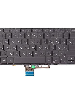 Клавиатура для ноутбука asus zenbook pro ux550ve черная, без фрейма
