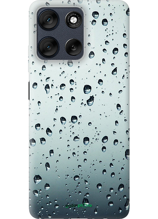 Чехол на motorola moto g56 стекло в каплях "848u-4124-8094"