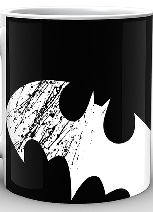 Кружка geekland белая бэтмен batman бэтмен знак bm.02.053