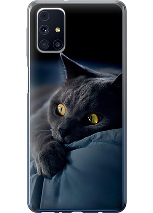 Чехол на samsung galaxy m31s m317f дымчатый кот "825u-2055-851"