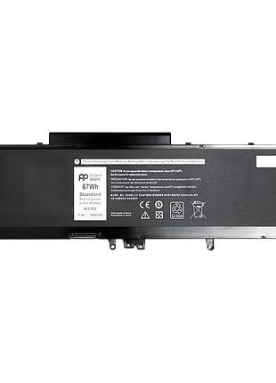 Аккумулятор powerplant для ноутбуков dell precision 3510 (wj5r2) 11.4v 5840mah