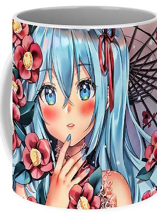 Кухоль geek land hatsune miku хатсуне мікі з парасолькою vc 02.22