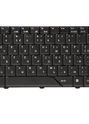 Клавiатура для ноутбука acer aspire 4210, 4430 чoрний, чoрний фрейм