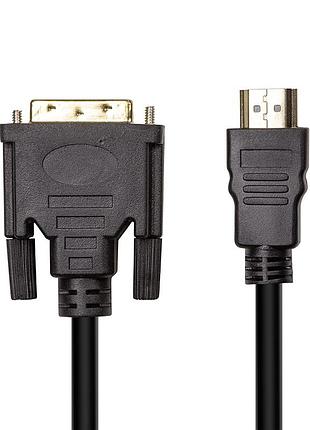 Видео кабель powerplant hdmi (m) - dvi (m), 1.8 м