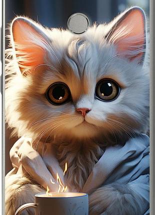 Чохол на xiaomi mi max білий кіт "5646u-275-851"