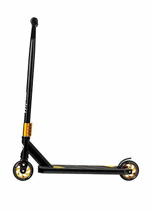 Детский самокат lionelo whizz black carbon yellow 2
