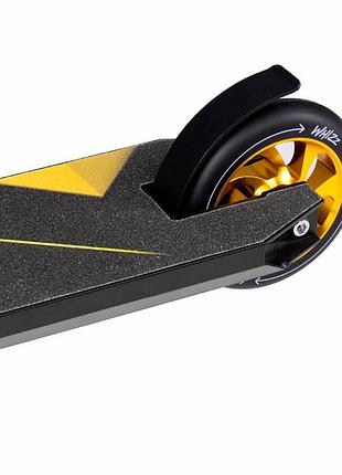 Детский самокат lionelo whizz black carbon yellow 6