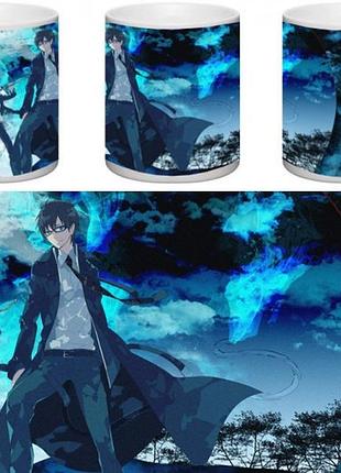 Кружка ao no exorcist- рин окумура, юкио окумура ye859
