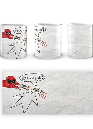 Кружка geekland дэдпул deadpool рисунок выстрел cp.04.404