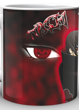 Кружка geek land белая наруто naruto itachi глаза na.02.009