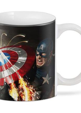 Кружка geekland капитан америка captain america ca.02.038 черная пантера