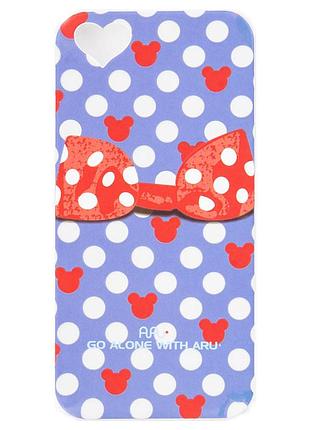 Чехол aru для iphone 5/5s/5se ribbon blue