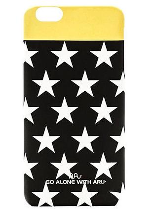 Чохол aru для iphone 6 plus/6s plus stars mix & match black