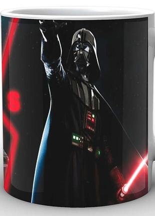 Кухоль geek land біла зоряні війни star wars дарт вайдер і кайло рен sw.002.06
