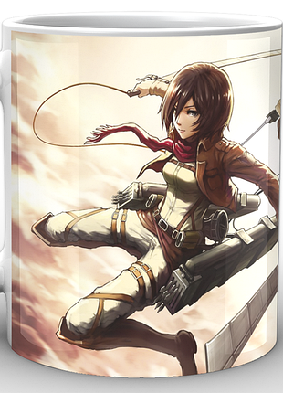 Кружка geek land белая атака титанов attack on titan битва at.02.009