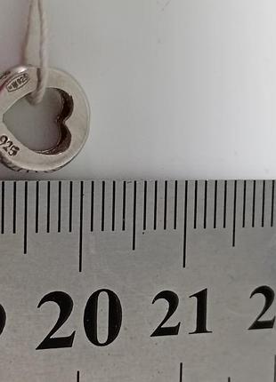 Серебряная подвеска с фианитами. 3