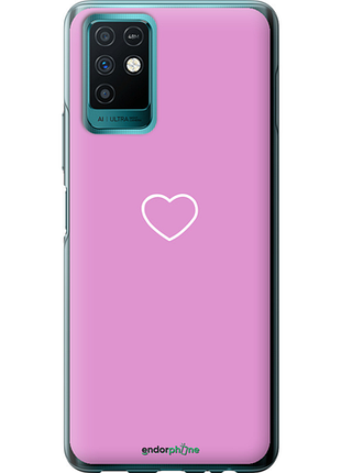 Чохол на infinix note 10 серце 2 "4863u-2763-8094", чохол для телефона