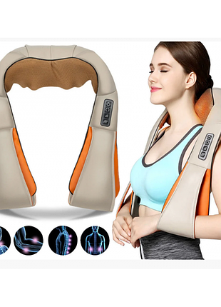 Роликовый массажер для шеи и плеч massager of neck kneading
