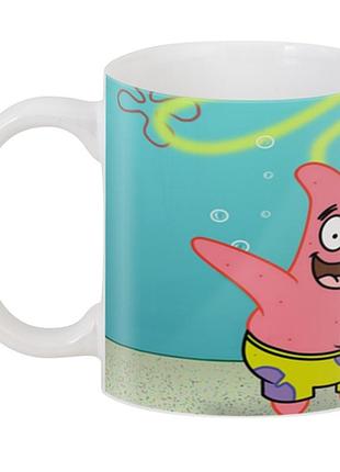 Кружка spongebob друзья: губка боб патрик сквидвард cp 03.273