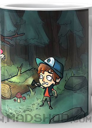 Кружка gravity falls wood
