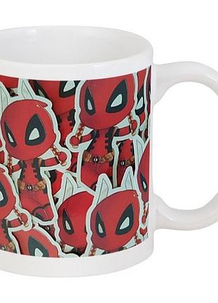 Кружка deadpool marvel geeky sticker 02.65