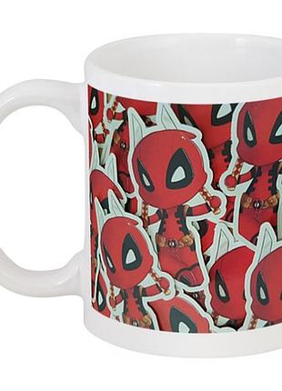 Кружка deadpool marvel geeky sticker 02.65 2