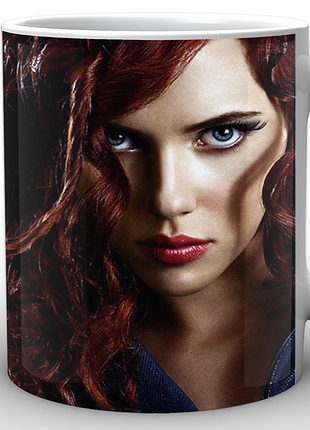 Кружка geek land белая черная вдова black widow черная вдова зачарованная bw.02.003.951