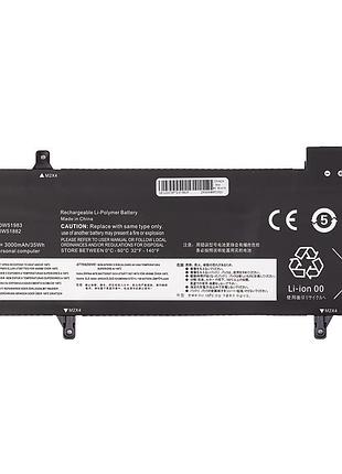 Акумулятор powerplant для ноутбуків lenovo thinkpad z13 gen 1 (l21c3p72) 11.55v 3000mah