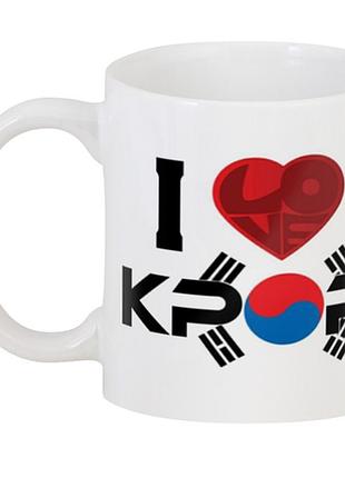 Кружка i love k-pop.346