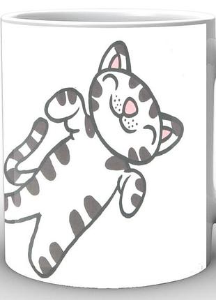Кухоль geek land біла теорія великого вибуху the big bang theory soft kitty bb.002.02