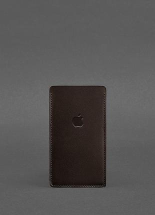 Шкіряний чохол для iphone 11 темно-коричневий краст