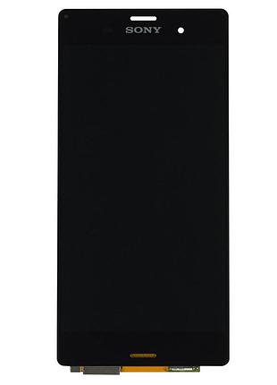 Дисплейный модуль (экран) для sony xperia z3, черный